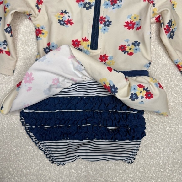 RUFFLEBUTTS Petal Parade Skirted One Piece Suit
Rashguard Size 6-12months - Picture 6 of 7